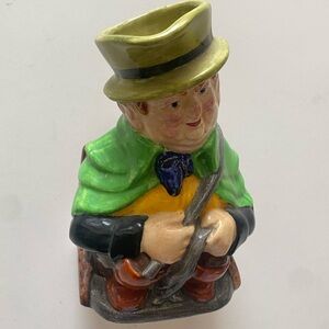 Burleigh Ware Vintage English Toby Jug Antique Tony Weller Mug